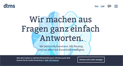 Desktop Screenshot of dtms.de